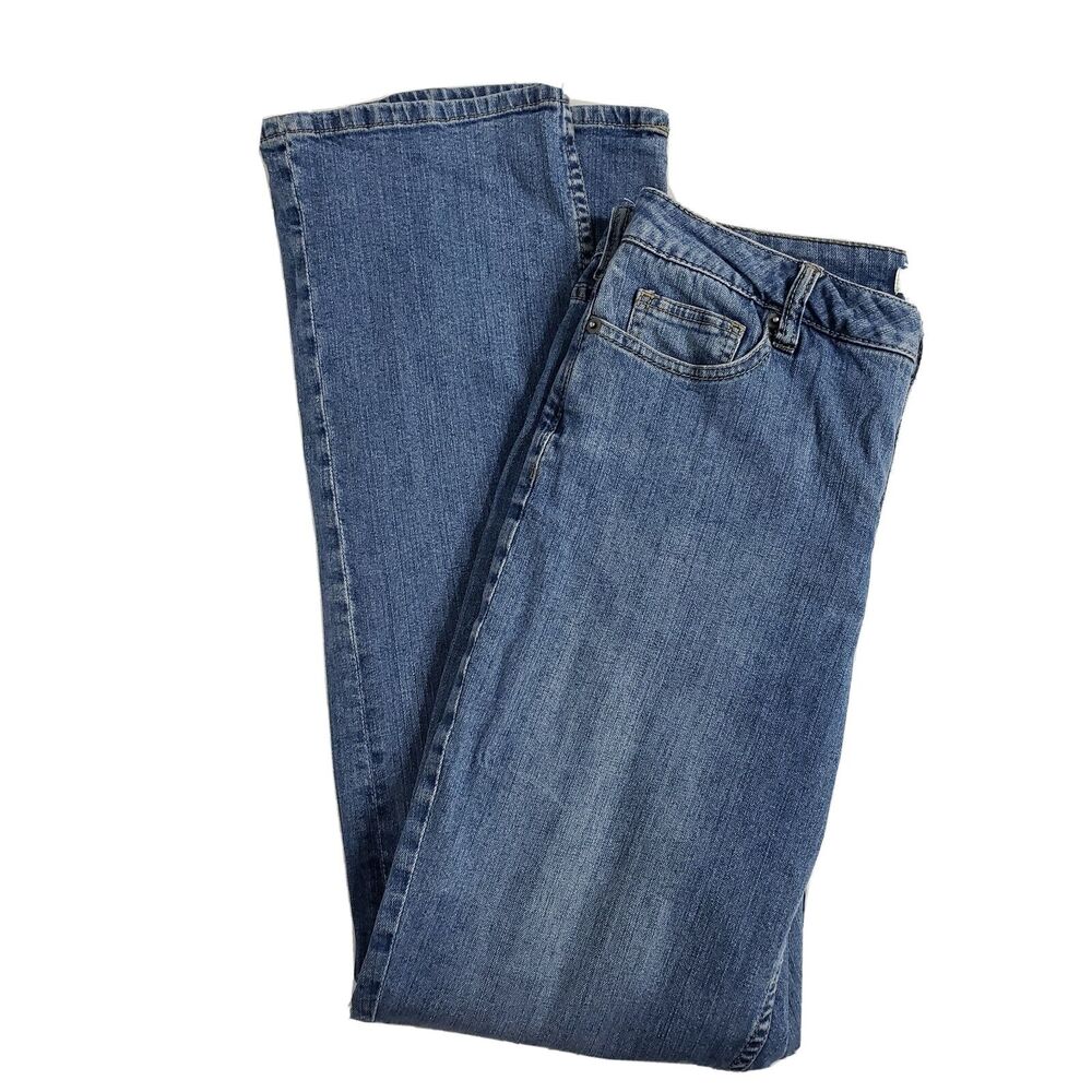 Coldwater Creek Womens Jeans Size 6 Blue Mid Rise Bootcut Leg Denim Medium Wash - Picture 4 of 11